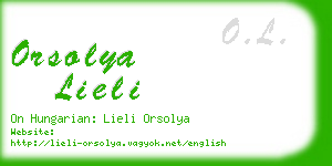 orsolya lieli business card